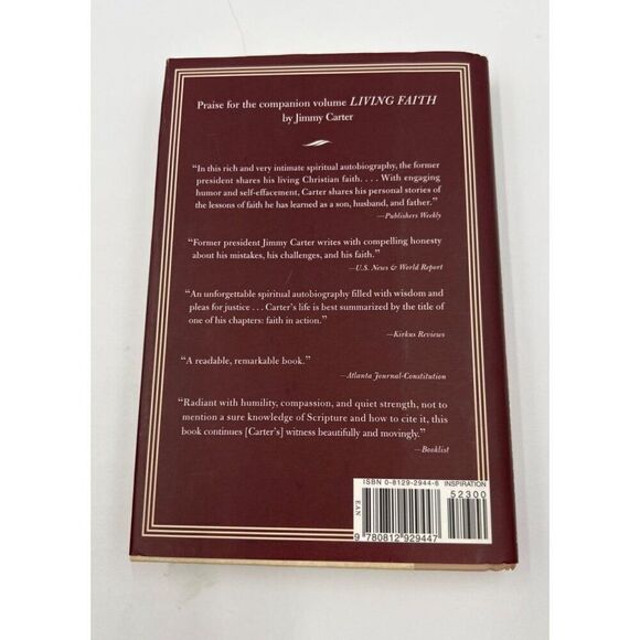 President Jimmy Carter Signed Book Sources Of Strength 1st Edition Hardback JSA - Picture 3 of 10